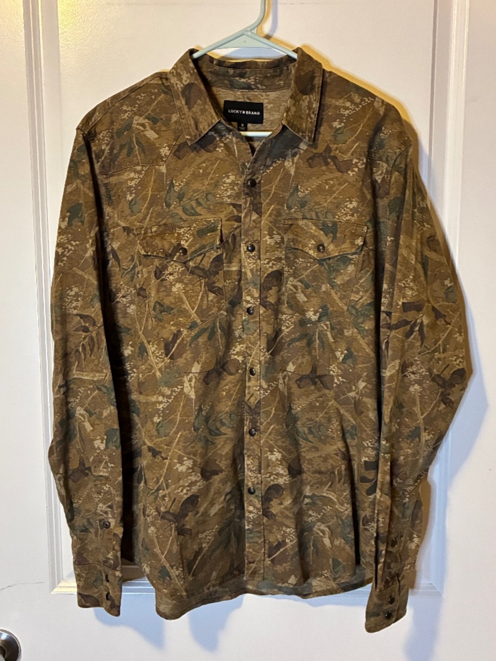 Lucky Brand Pearl Snap Long Sleeve